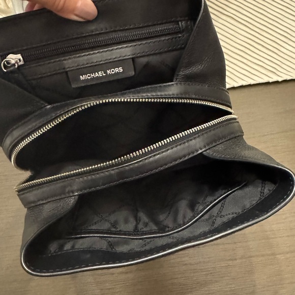 Michael Kors Black Leather Backpack - Picture 5 of 5